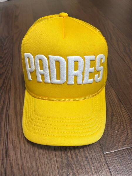 PADRES ロゴキャップ イエロー サンディエゴ ペトコパークホーム開幕3連戦 限定パドレス ダルビッシュ タティスjr