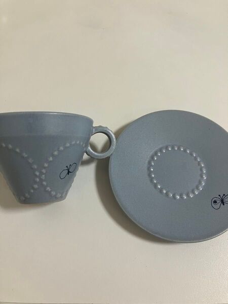 ミナペルホネン bit カップ&ソーサー ライトブルー 未使用 タンバリン