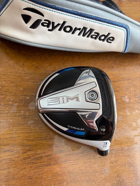 ★超美品★TaylorMade テーラーメイドゴルフ SIM FW フェアウェイウッド 3W 15° 純正ヘッドカバー付属