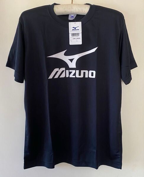ミズノ Tシャツ 黒 L メンズ 未着用 長野 国体代表 長野県
