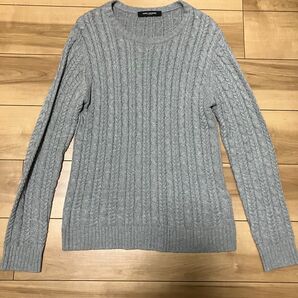 ナノユニバース ニット グレー メンズ レディース セーター