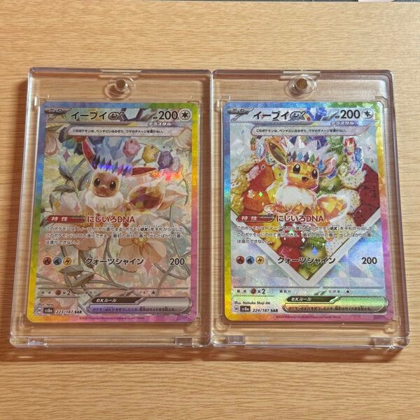 ポケモンカード イーブイex SAR 2種セット Sv8a テラスタルフェス