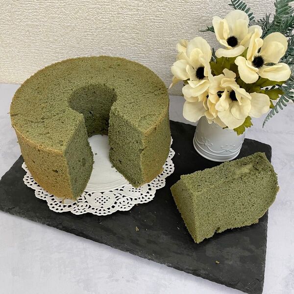 よもぎシフォンケーキ