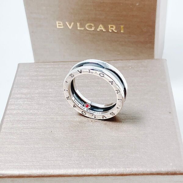 *19洗浄済*ブルガリ BVLGARI 925 リング 指輪 シルバー ON332 メンズ レディース アクセサリー ビーゼロワン