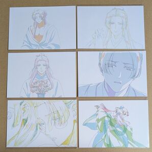 薬屋のひとりごと展 原画ポストカード 1 壬氏6種 薬屋のひとりごと