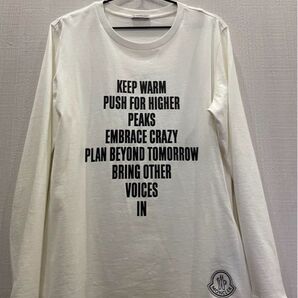 モンクレール MONCLER Tシャツ ロンT トップス カットソー Mサイズ