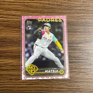 Topps japan edition 2024 パドレス 松井裕樹 桜パラレル 99枚限定 99シリ
