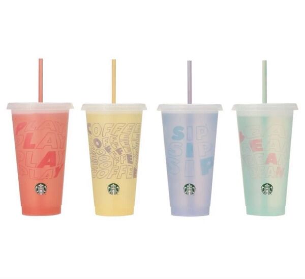 スタバ 2025 ミステリーカラーチェンジングリユーザブルコールドカップ スターバックス