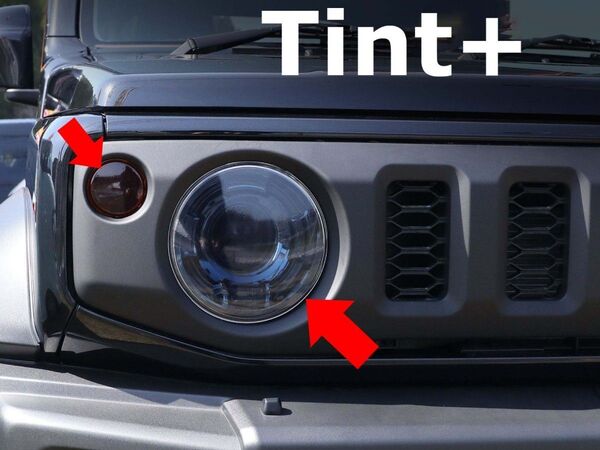 Tint+カット済み ヘッドライト スモークフィルム ジムニー JB64W/JB74W
