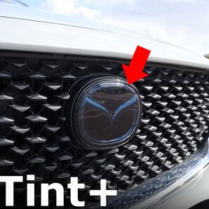 Tint+何度も貼れる CX-30 エンブレム スモークフィルム(スモーク20%) DM8P/DMEP系 dm