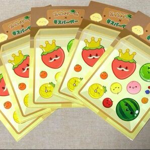 スイカゲーム × モスバーガー ステッカー シール 5枚セット