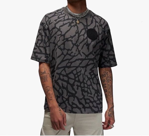 PSG jordan コラボ アイアングレー エレファント Tシャツ