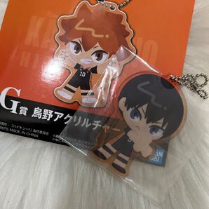 ハイキュー 一番くじ G賞 烏野アクリルチャーム