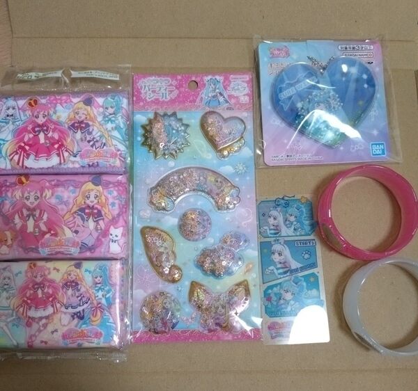まとめ売り プリキュア わんだふるぷりきゅあ ひろがるスカイプリキュア シール ティッシュ キミとアイドルプリキュア