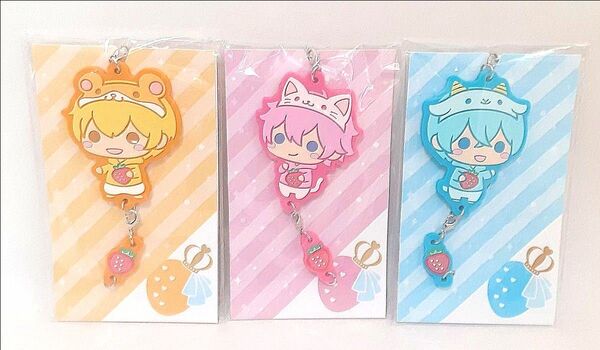 すとぷり あにまるらぱすと ラバーストラップ 3個セット 美品