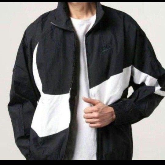 ★新品★NIKE★ナイキ★ビッグスウォッシュ★ナイロンジャケット★ 黒★