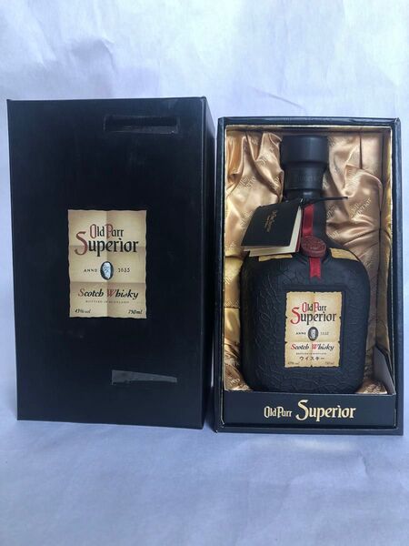 【期間限定値下げ】Old Parr Superior オールドパー スーペリア スコッチウイスキー 古酒 箱付