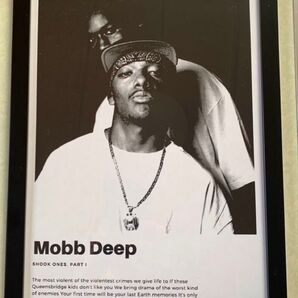 MOBB DEEP ポスター A4サイズ フレーム付 A4