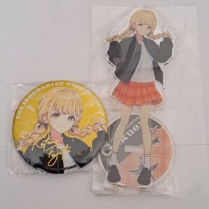 学園アイドルマスター M@STER EXPO 藤田ことね アクリルスタンド+グリッター缶バッジ