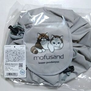 mofusand モフサンド ドンキホーテ限定 マジックポーチ 猫 レッサーパンダ グレー ドンキ