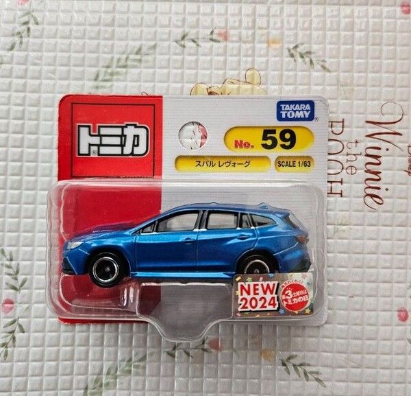廃番 トミカ No.59 スバル レヴォーグ 1/63 スケール アクション付