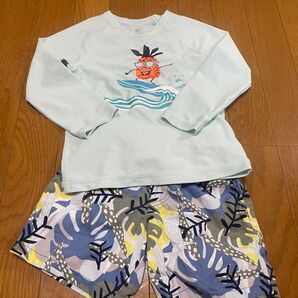 ラッシュガードと海水パンツセット 3歳用
