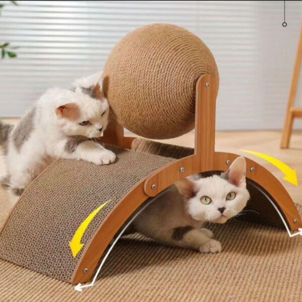 猫用爪とぎ ボール 運動不足解消 ストレス解消