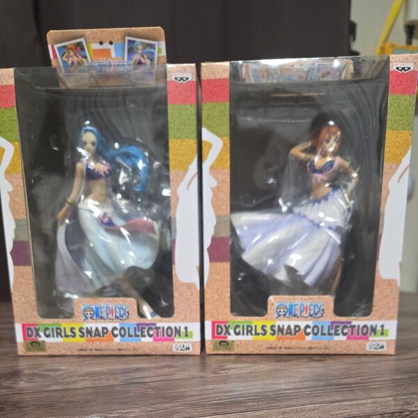 ワンピース DX GIRLS SNAP COLLECTION1 ナミ、ビビ フィギュア 2個セット