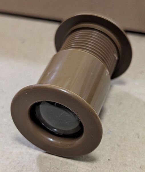 丸形明かり窓 2組 取付穴Φ24mm ドア厚26mm~40mm