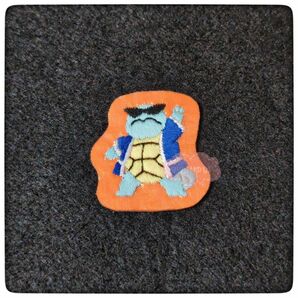 【ゼニガメ】刺繍ワッペン