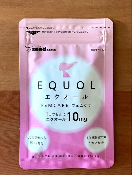 136☆ シードコムス エクオールフェムケア 正規品 約1ヵ月分 大豆イソフラボン シードコムス