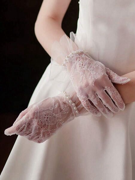 レースグローブ ウエディンググローブ パーティ 結婚式 花嫁用 衣装 コスプレ