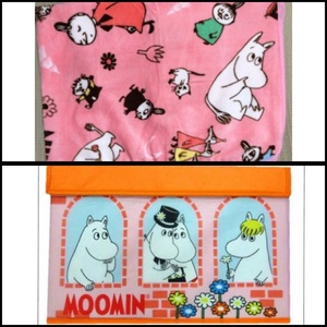 [MOOMIN] Moomin 2 point SET[ cover attaching storage BOX& blanket ] all new goods 