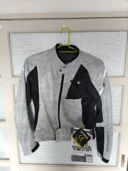 フルメッシュジャケット JK-1283 春夏向け メッシュ素材 プロテクター 07-1283 メンズ Silver Camo M