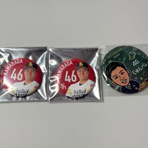 福岡ソフトバンクホークス 缶バッジ 川原田純平