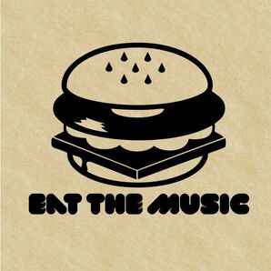 Eat The Music レコード/ハンバーガー/アウトドアカッティングステッカー 2枚組