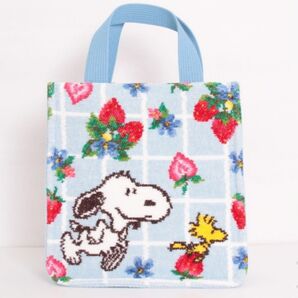 【新品未開封】阪急限定 フェイラー スヌーピーストロベリープティ バッグ