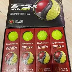 テーラーメイド TP5x pix イエロー 2024年モデル 2ダース 24球