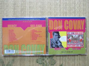 CD Don Covay「MERCY! / SEA-SAW」 輸入盤 KOC-CD-8186 2オン1CD 盤・ジャケットとも綺麗 黒いMick Jagger