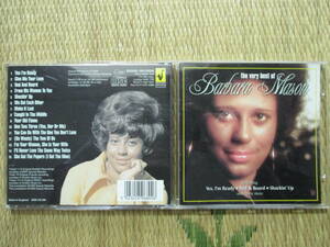 CD Barbara Mason「THE VERY BEST OF …」輸入盤 NEMCD680 England製 盤に軽いかすり傷1か所 ジャケット・ライナーは綺麗 全15曲