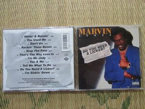 CD Marvin Sease「DO YOU NEED A LICKER?」輸入盤 01241-41549-2 盤に約5mmのひっかき傷4か所 ジャケットは綺麗