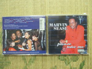 CD Marvin Sease「PLEASE TAKE ME」輸入盤 01241-41585-2 シュリンク付き 美盤 ジャケット裏のクレジットに経年変化によるシミあり