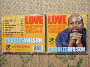 CD Charles Wilson「LOVE SEAT」輸入盤 ECD1018 美盤 ジャケットの裏のクレジット部分に経年変化によるシミ ブルーズ＆ソウル