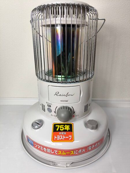 新品(展示品)トヨトミ 電池レス 対流形 石油ストーブ RB-G2524 (W) ホワイト