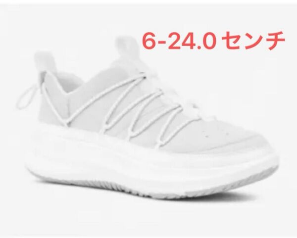 UGG レディーススニーカー 新品未使用 ホワイト 6 .24.0センチ