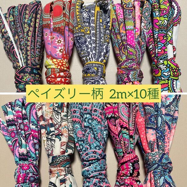☆Tシャツヤーン・ライクラ☆ペイズリーセット☆