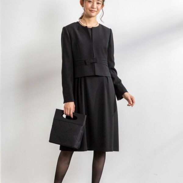 東京ソワール 喪服 フォルムフォルマ ワンピース&ジャケットセット 13号