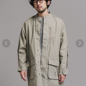 リップストップミニタリーコート
