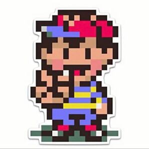 大きめ 防水ステッカー マザー2 mother2 ネス デカール スマブラ 車 バイク スケボー 任天堂 Switch