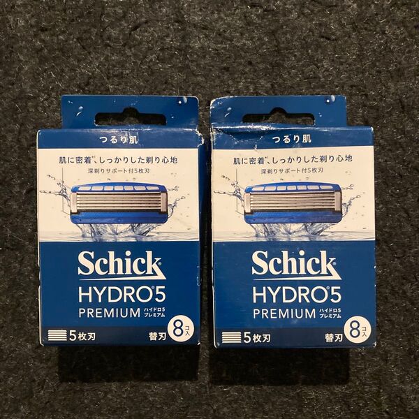 シック Schlick ハイドロ5 プレミアム 替刃 つるり肌 8個入り×2セット